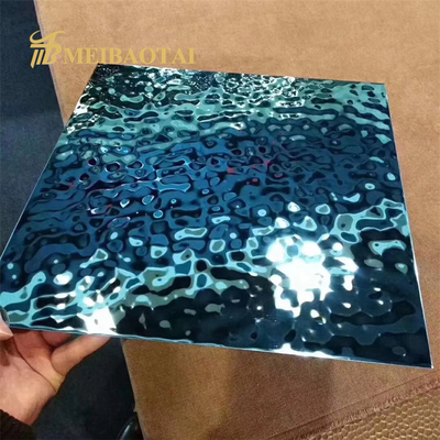Dekoracyjna blacha ze stali nierdzewnej o wymiarach 1000 mm x 2000 mm z folią PVC 7c