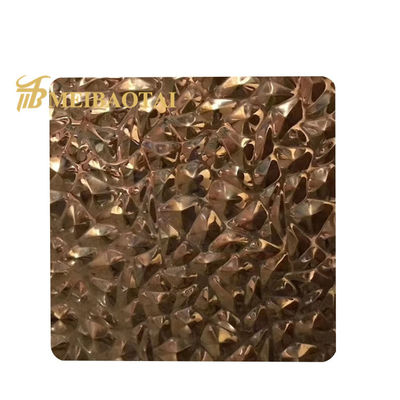 JIS Standard Rose Gold Plating 0,65 mm grubość wybrukowana blacha ze stali nierdzewnej do dekoracyjnej płyty SS