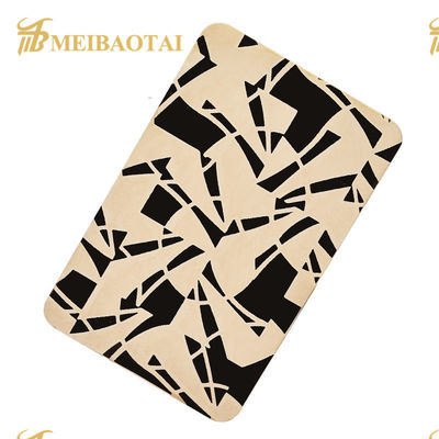 Dobra cena. Trawienie Wzory Blachy ze stali nierdzewnej Grubość 1,0 mm Kolorowa powłoka powlekana w Internecie