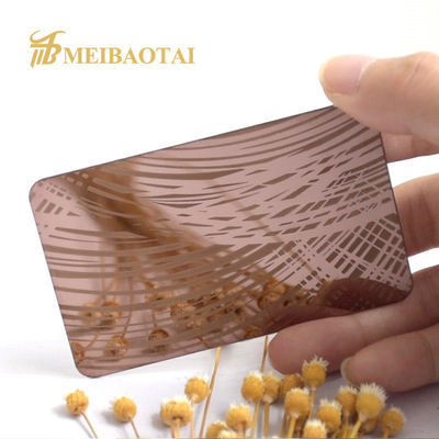 Dobra cena 201 304 Wykończona wytrawiona blacha ze stali nierdzewnej 4x8 stóp z krawędzią szczelinową w Internecie