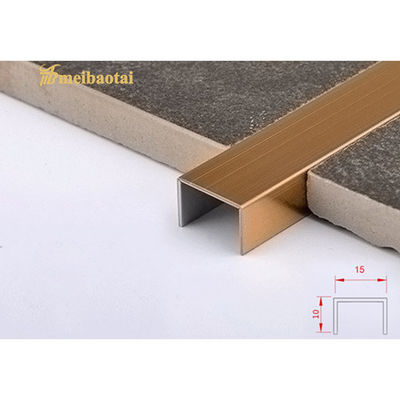 Dobra cena Standard ASTM 12mm Stal Nierdzewna Listwa Krawędziowa do Płytek o Grubości 0,65mm do Ochrony Krawędzi Podłogi w Internecie