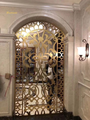 Dobra cena Kolor brązowy, metalowe podziały pomieszczeń, przegrody, dekoracje hotelowe w Internecie