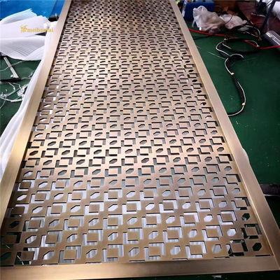 Dobra cena PVD Złoto-Czarne powlekane aluminiowe ściany pomieszczenia ze stali nierdzewnej w Internecie