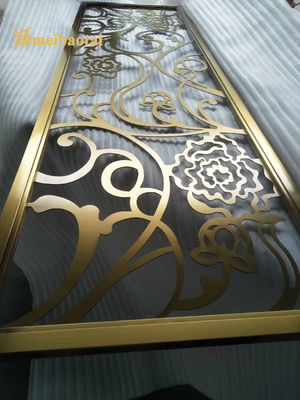 Dobra cena MBT Rozdzielacz pomieszczeń ze stali nierdzewnej 0,3 mm Dekoracja hotelowa Dostosowalny rozmiar w Internecie