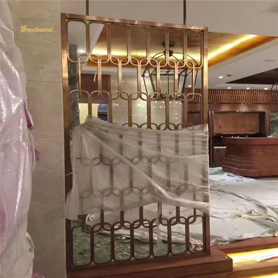 Dobra cena. Dekoracja Metalowy ekran Laserowo wycinany rozdzielacz pokoju Stal nierdzewna w jadalni w Internecie