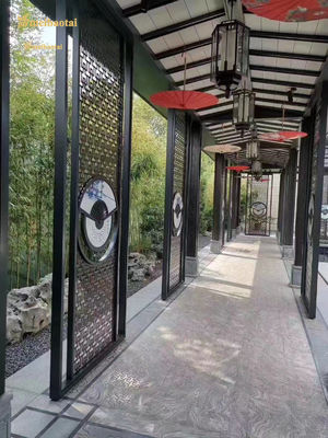 Dobra cena Przegrody pokojowe z metalową czarną ramą Hairline Standard DIN powlekany PVD w Internecie