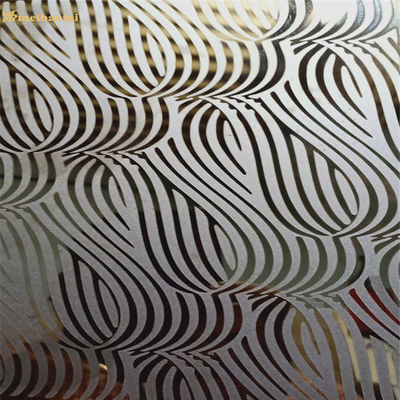 Dobra cena 4-stopowy prosty wzór wytrawionej blachy ze stali nierdzewnej Winda dekoracyjna w Internecie