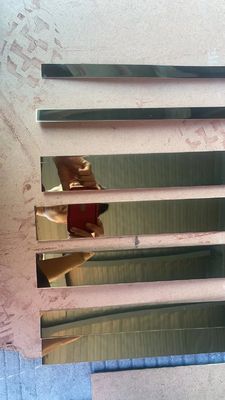 JIS Standard pozłacana stal nierdzewna listwa krawędziowa o grubości 0,85 mm do ochrony płytek