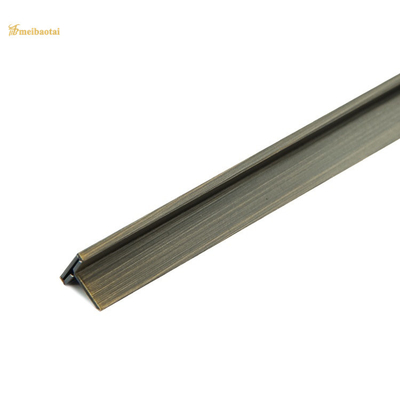 Wykończenie płytek ze stali nierdzewnej w kolorze antycznej miedzi T10X2438mm Standard ASTM