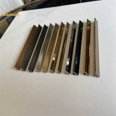 Profil dekoracyjny w kształcie T Dekoracyjna płytka metalowa wykończenie 2440mm Długość