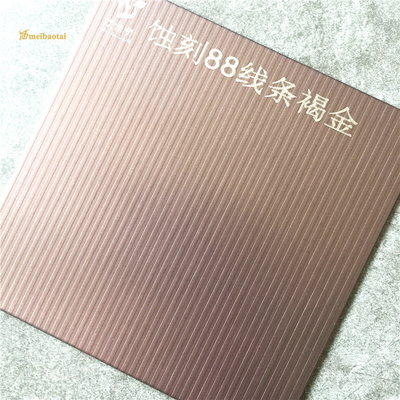 201 304 PVD Coating Color Stainless Steel Sheets Door Decoration 4X8FT