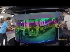 Płytka ze stali nierdzewnej koloru tęczy